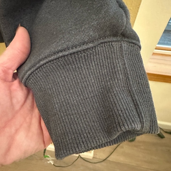 Carhartt Dark Gray Rain Defender Hoodie with Logo - Picture 5 of 12